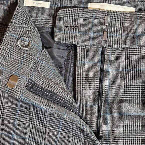 Talbots Women's Gray 14 Straight Leg Pants Tailored Chic Quiet Luxury Normcore - Picture 9 of 14